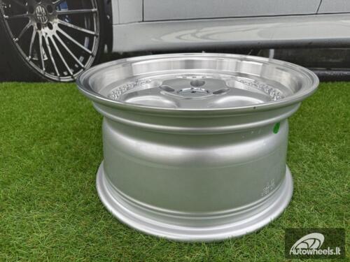 Ratlankis R14x7  4X100  ET  20  67.1  BK660  Silver+Polished Lip (SP)  For BMW  (R)