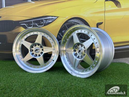 JR Wheels JR6 15x8 ET25 4x100 Silver Machined Face