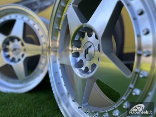 JR Wheels JR6 15x8 ET25 4x100 Silver Machined Face