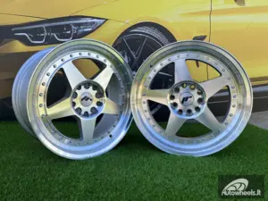 JR Wheels JR6 15x8 ET25 4x100 Silver Machined Face
