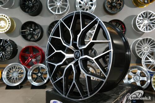 Ratlankis R23x10.5  5X112  ET  25  66.5  B1604  Black Polished (MB)  For RACIN  (Z4)  (STYLE VOSSEN)