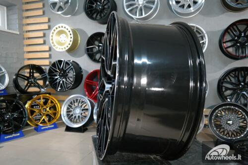 Ratlankis R23x10.5  5X112  ET  25  66.5  B1604  Black Polished (MB)  For RACIN  (Z4)  (STYLE VOSSEN)