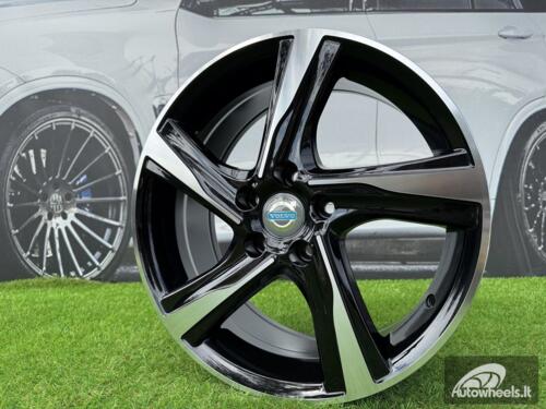Ratlankis R18x7.5  5X108  ET  49  63.3  BY115  Black Polished (MB)  For VOLVO  (Z1)