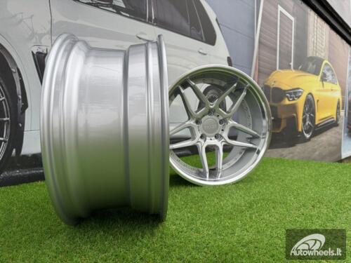 Ratlankis R19x10  5X120  ET  40  72.6  SSA01  (HX030)  Silver+Polished Lip (SP)  For HAXER  (Z2)  (Rear+Front)