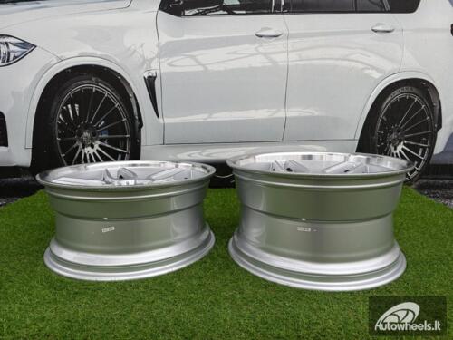 Ratlankis R19x10  5X120  ET  40  72.6  SSA01  (HX030)  Silver+Polished Lip (SP)  For HAXER  (Z2)  (Rear+Front)