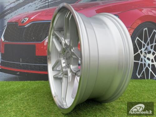Ratlankis R19x10  5X120  ET  40  72.6  SSA01  (HX030)  Silver+Polished Lip (SP)  For HAXER  (Z2+Z4)  (Rear+Front)
