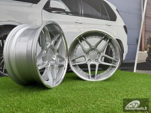 Ratlankis R19x10  5X120  ET  40  72.6  SSA01  (HX030)  Silver+Polished Lip (SP)  For HAXER  (Z2+Z4)  (Rear+Front)
