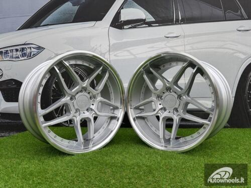 Ratlankis R19x10  5X120  ET  40  72.6  SSA01  (HX030)  Silver+Polished Lip (SP)  For HAXER  (Z4+Z6+Z3)  (Rear+Front)