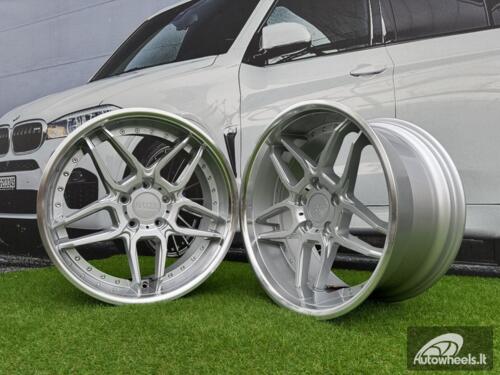 Ratlankis R19x10  5X120  ET  40  72.6  SSA01  (HX030)  Silver+Polished Lip (SP)  For HAXER  (Z4+Z6+Z3)  (Rear+Front)