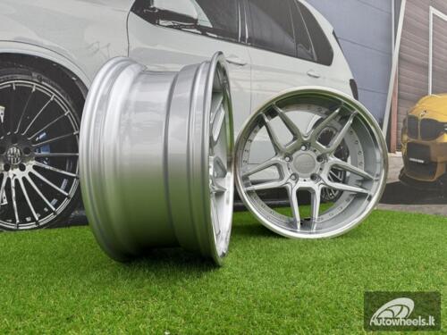 Ratlankis R19x10  5X120  ET  40  72.6  SSA01  (HX030)  Silver+Polished Lip (SP)  For HAXER  (Z4+Z6+Z3)  (Rear+Front)