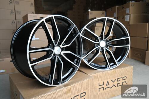 Ratlankis R22x10.5  5X112  ET  40  66.6  B5610  (XFE386)  Black Polished+Powder Coating (MBPC)  For MER  (P)