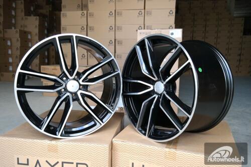 Ratlankis R22x10.5  5X112  ET  40  66.6  B5610  (XFE386)  Black Polished+Powder Coating (MBPC)  For MER  (P)