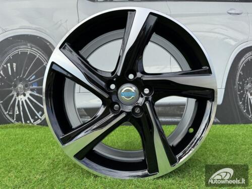 Ratlankis R17x7.5  5X108  ET  50  63.3  BY115  Black Polished (MB)  For VOLVO  (R+Z6)