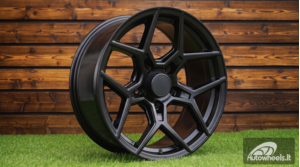 Ratlankis R17x9  5X127  ET  0  78.1  D1446  Black Half Matt (BLHM)  For 4X4  (Z4)
