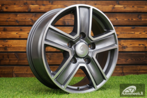 Ratlankis R16x6.5  5X118  ET  45  71.1  BK473  Grey Polished (MG)  For 4X4  (Z7)  ((max 1250kg))