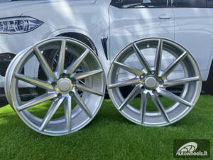 Ratlankis R19x8.5  5X112  ET  35  66.5  B1059  Machined Silver (MS)  For RACIN  (Z7)  (RIGHT SIDE (Style Vossen))