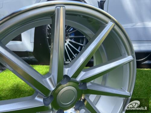 Ratlankis R19x8.5  5X112  ET  35  66.5  B1059  Polished Silver (MS)  For RACIN  (Z2)  (RIGHT SIDE (Style Vossen))
