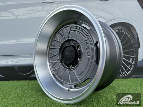 Ratlankis Negu N05 R17X8.5J 5X127 ET0 71.56 Satin Gunmetal with Diamond Cut lip