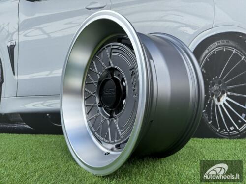 Ratlankis Negu N05 R17X8.5J 5X127 ET0 71.56 Satin Gunmetal with Diamond Cut lip