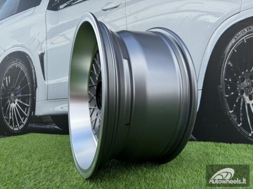 Ratlankis Negu N05 R17X8.5J 5X127 ET0 71.56 Satin Gunmetal with Diamond Cut lip