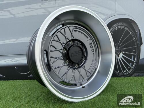 Ratlankis Negu N05 R17X8.5J 5X127 ET0 71.56 Satin Gunmetal with Diamond Cut lip