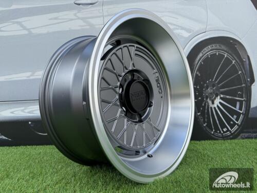 Ratlankis Negu N05 R17X8.5J 5X127 ET0 71.56 Satin Gunmetal with Diamond Cut lip