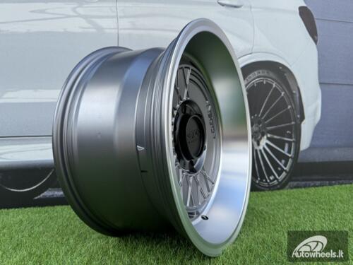 Ratlankis Negu N05 R17X8.5J 5X127 ET0 71.56 Satin Gunmetal with Diamond Cut lip