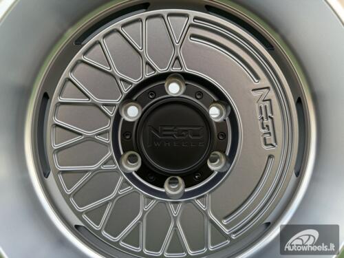 Ratlankis Negu N05 R17X8.5J 5X127 ET0 71.56 Satin Gunmetal with Diamond Cut lip