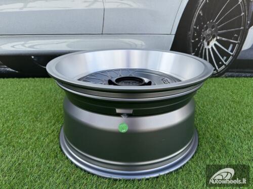 Ratlankis Negu N05 R17X8.5J 5X127 ET0 71.56 Satin Gunmetal with Diamond Cut lip