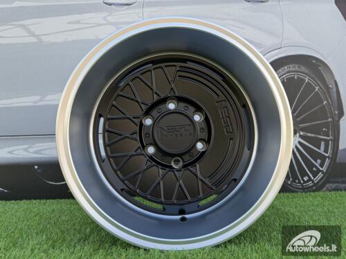 Ratlankis Negu N05 R17X8.5J 5X127 ET0 71.56 Satin Black with Diamond Cut lip