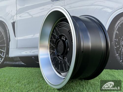 Ratlankis Negu N05 R17X8.5J 5X127 ET0 71.56 Satin Black with Diamond Cut lip