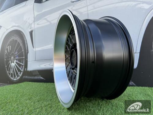 Ratlankis Negu N05 R17X8.5J 5X127 ET0 71.56 Satin Black with Diamond Cut lip