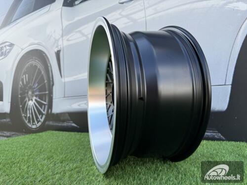 Ratlankis Negu N05 R17X8.5J 5X127 ET0 71.56 Satin Black with Diamond Cut lip