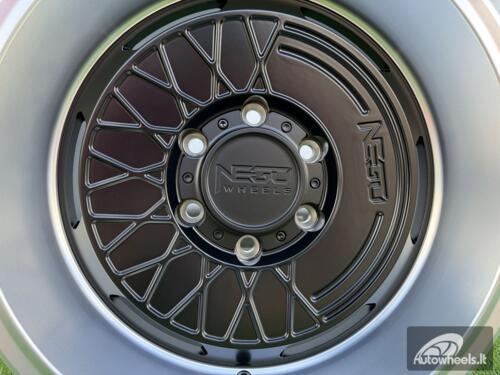 Ratlankis Negu N05 R17X8.5J 5X127 ET0 71.56 Satin Black with Diamond Cut lip