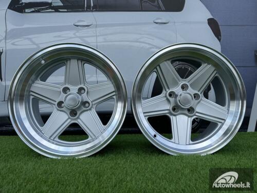 Ratlankis Mercedes Benz AMG Penta style R17x8 5X112 ET12 66.6 Silver with diamond cut lip