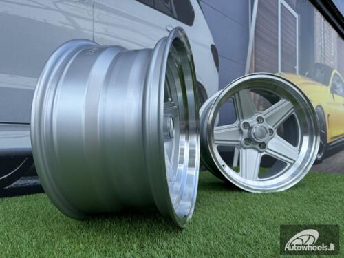 Ratlankis Mercedes Benz AMG Penta style R17x8 5X112 ET12 66.6 Silver with diamond cut lip