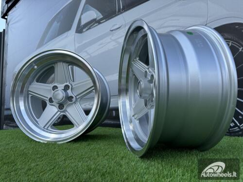 Ratlankis Mercedes Benz AMG Penta style R17x8 5X112 ET12 66.6 Silver with diamond cut lip