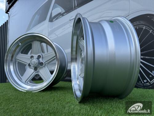 Ratlankis Mercedes Benz AMG Penta style R17x8 5X112 ET12 66.6 Silver with diamond cut lip