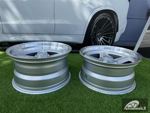 Ratlankis Mercedes Benz AMG Penta style R17x8 5X112 ET12 66.6 Silver with diamond cut lip