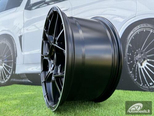 Ratlankis Mercedes Benz GT63 AMG Style R19x8.5 5X112 ET42 66.6 Satin Black with Diamond Cut lip