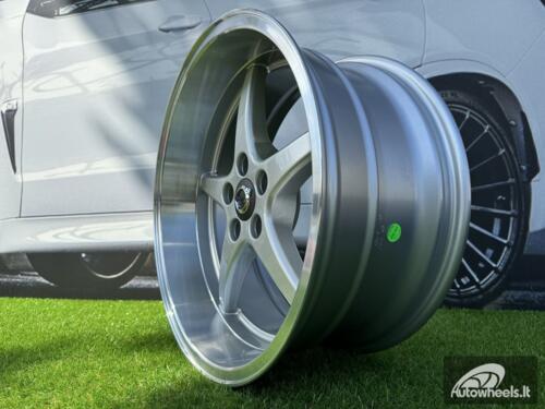 Ratlankis Volvo Ocean MK 18 Style R18X8.5 5X108 ET6 65.1 Silver with Diamond Cut lip