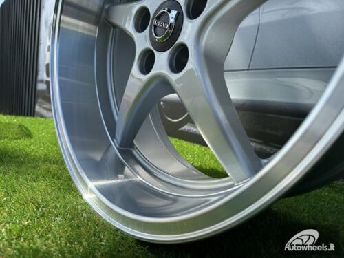 Ratlankis Volvo Ocean MK 18 Style R18X8.5 5X108 ET6 65.1 Silver with Diamond Cut lip