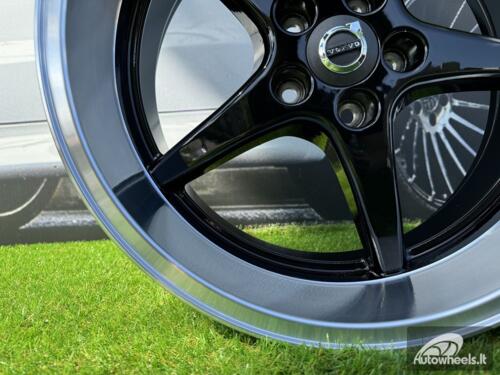 Ratlankis Volvo Ocean MK 18 Style R18X8.5 5X108 ET6 65.1 Black with Diamond Cut lip