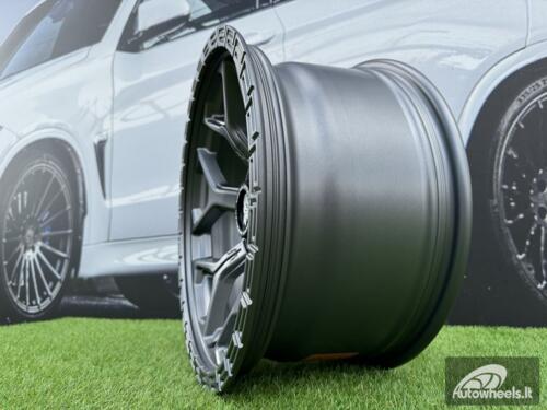 Ratlankis Bucks Offroad Style R17X8.5 6X139.7 ET-12 110 Satin Gunmetal "Flow Forming technology"