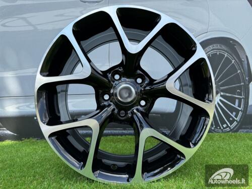 Ratlankis R17x7  5X110  ET  41  65.1  E236  (XF076)  Black Polished (MB)  For OPEL  (R)