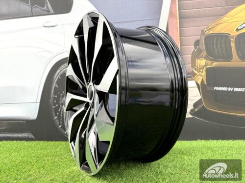 Ratlankis R20x8  5X112  ET  41  57.1  I1139  Black Polished (MB)  For SKODA  (P2)  (Kodiaq New Model)