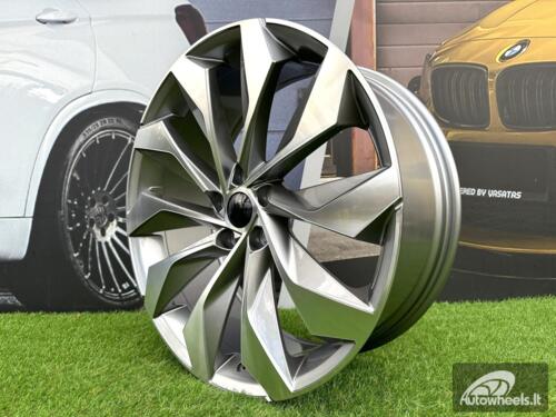 Ratlankis R19x8  5X112  ET  41  57.1  I1139  Grey Polished (MG)  For SKODA  (Z5)  (Kodiaq New Model)