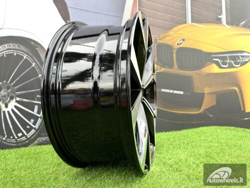 Ratlankis R19x8  5X112  ET  45  57.1  I5627  Black Polished (MB)  For SKODA  (M)  (Karoq New Model)