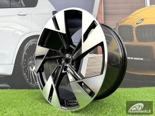 Ratlankis R19x8  5X112  ET  45  66.5  I5640  Black Polished (MB)  For AUD  (P2)  (NEW Model)