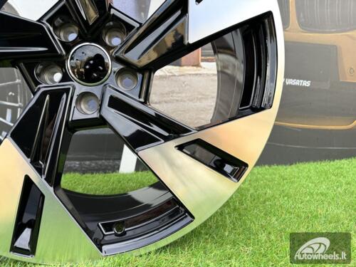 Ratlankis R18x8  5X112  ET  39  66.5  I5640  Black Polished (MB)  For AUD  (P2)  (NEW Model)